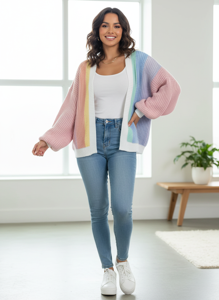 Erin | Colourblock Cardigan for Women