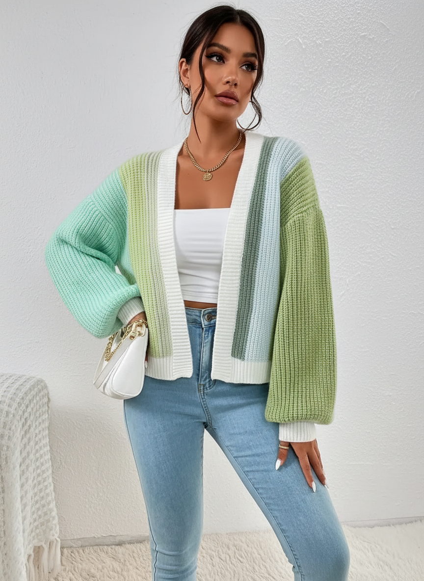 Erin | Colourblock Cardigan for Women