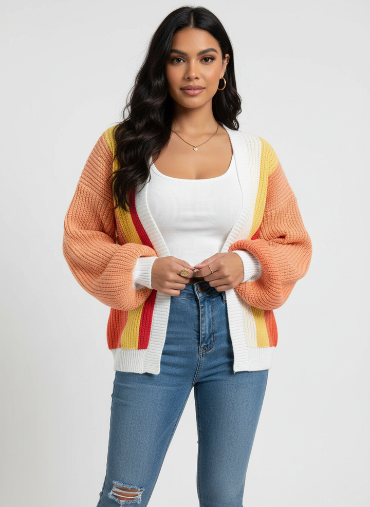 Erin | Colourblock Cardigan for Women