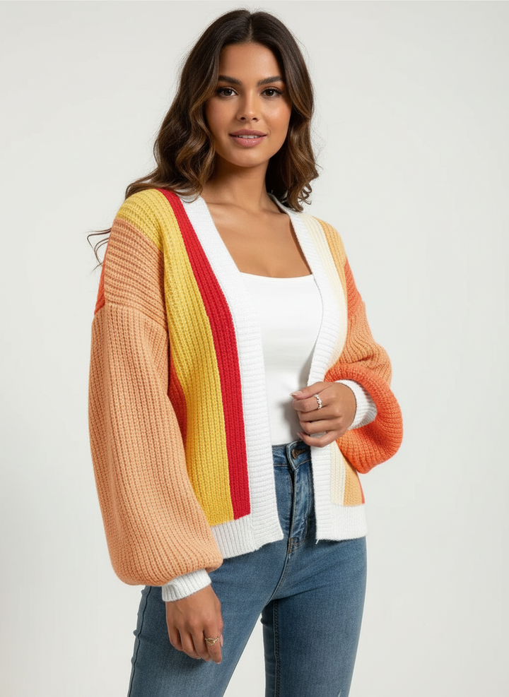 Erin | Colourblock Cardigan for Women
