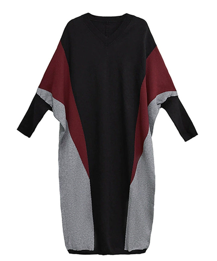 Panel Knit Long Dress – White Dress