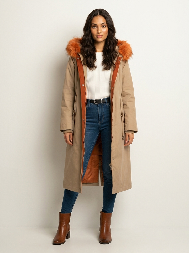 Tamara | Long Trench Coat for Women