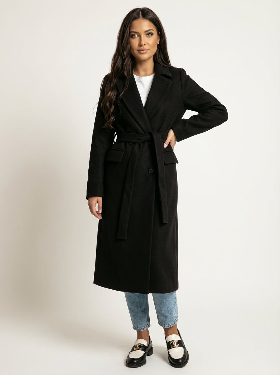 Constance | Long Double-Breasted Coat for Women