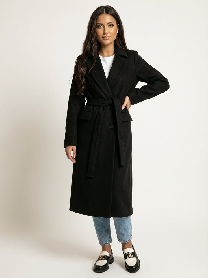 Constance | Long Double-Breasted Coat for Women