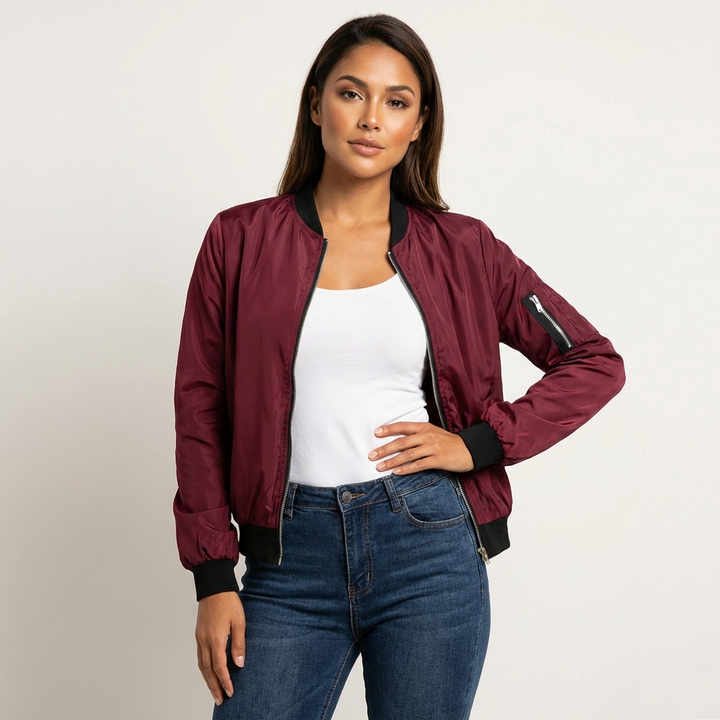 Vera | Zip-Up Bomber Jacket for Women
