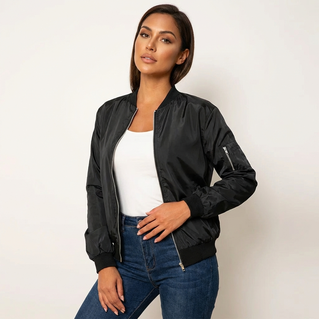 Vera | Zip-Up Bomber Jacket for Women