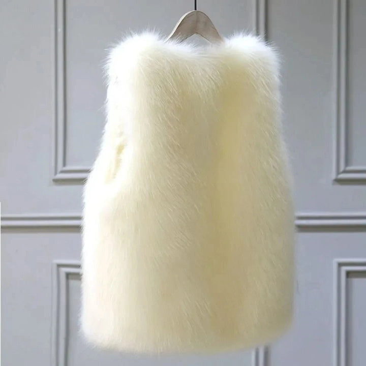 Angelina | Sleeveless Faux Fur Gilet for Women