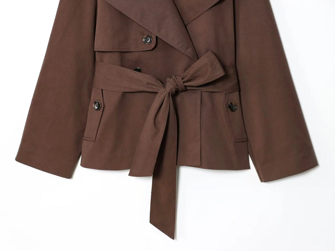Delaney | Wrap Tie-Waist Jacket for Women