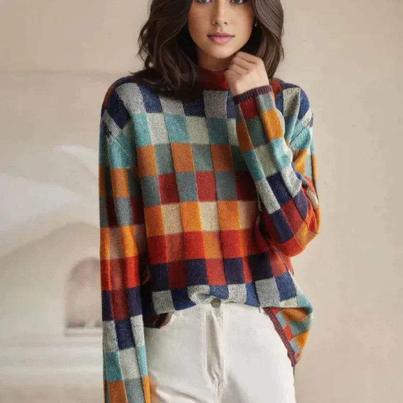 Josephine | Argyle Sweater for Women