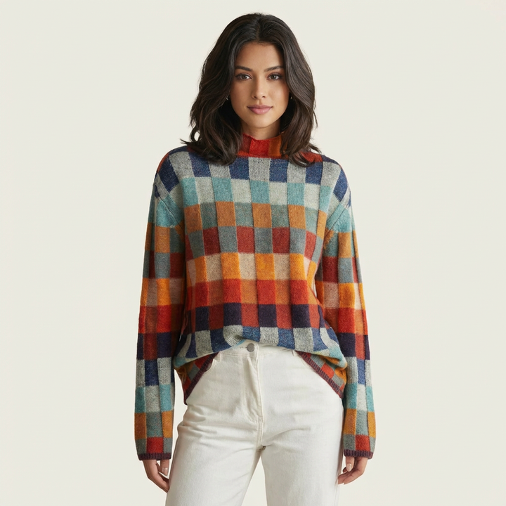 Josephine | Argyle Sweater for Women