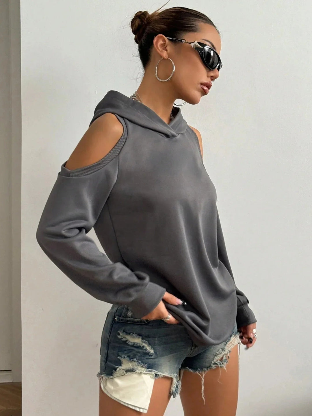 Brooke | Off-Shoulder Hoodie for Women