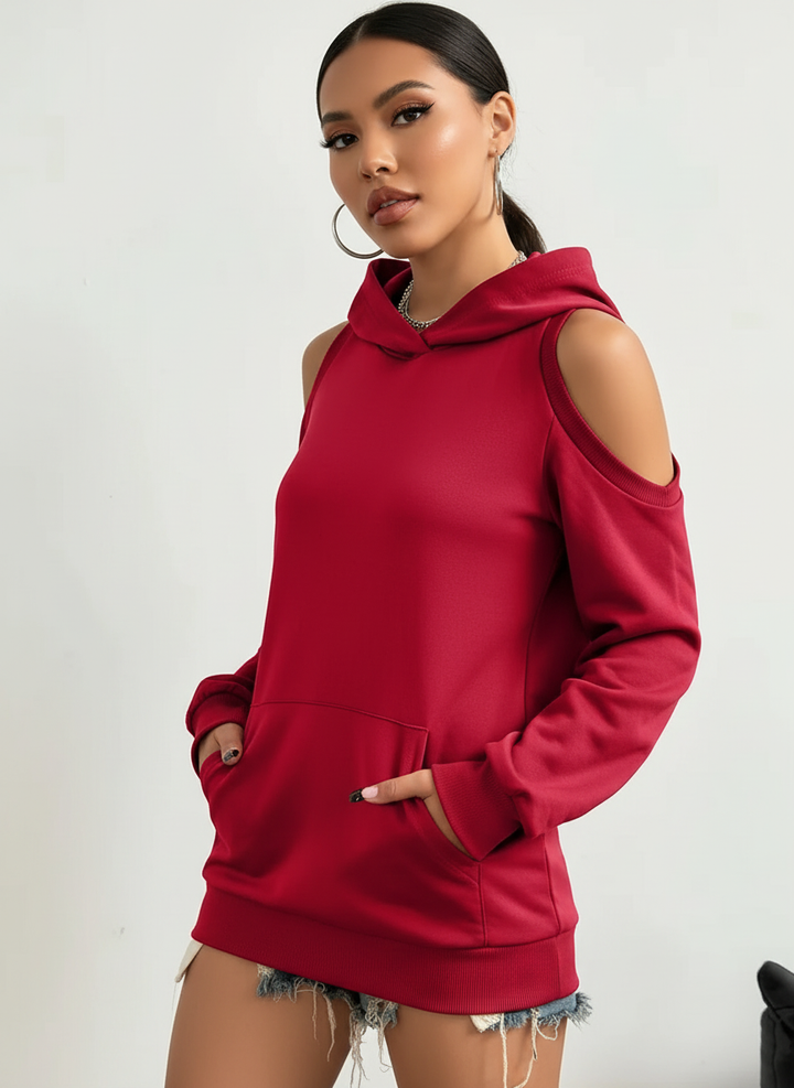 Brooke | Off-Shoulder Hoodie for Women
