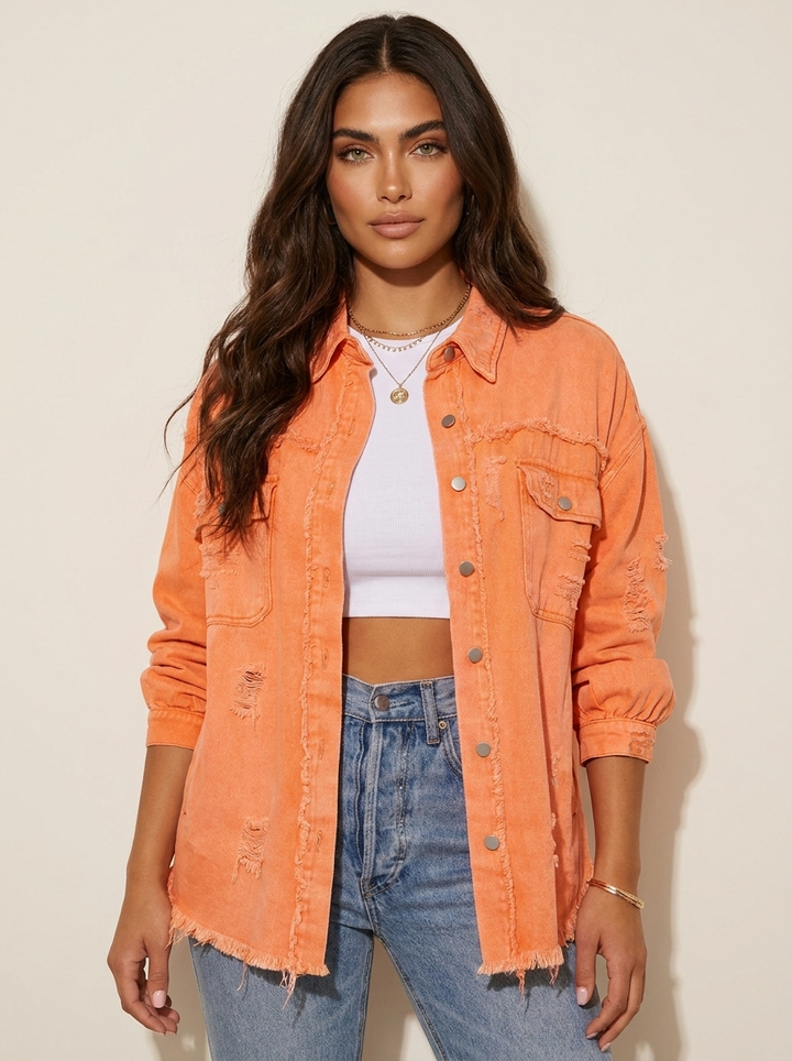 Stella | Oversized Denim Jacket for Women