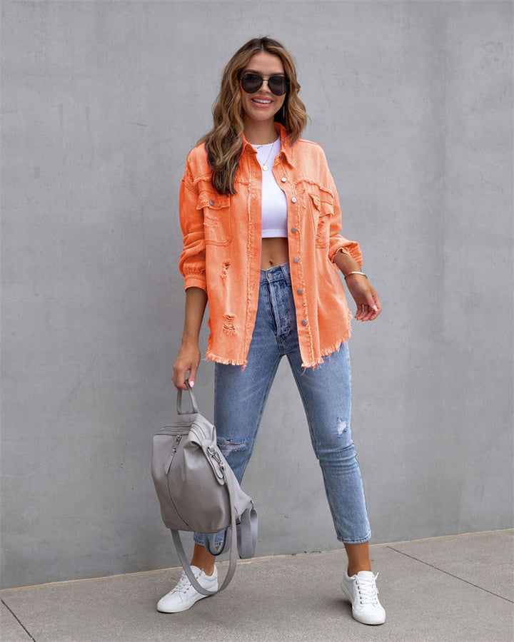 Stella | Oversized Denim Jacket for Women