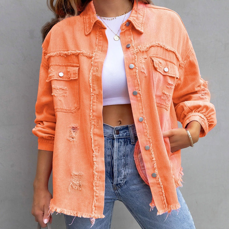 Stella | Oversized Denim Jacket for Women