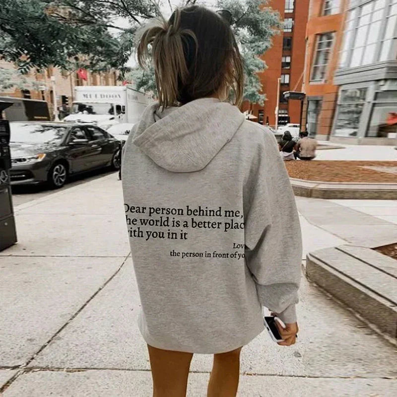 Anna | Oversized Graphic Hoodie for Women