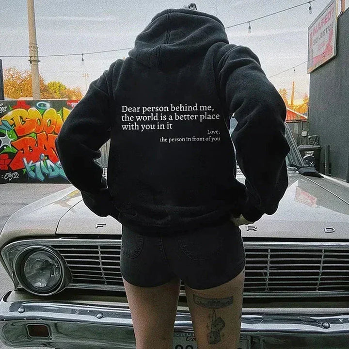 Anna | Oversized Graphic Hoodie for Women