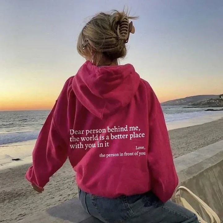 Anna | Oversized Graphic Hoodie for Women