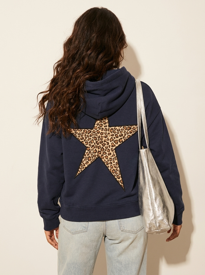 Ophelia | Leopard Print Oversized Jacket for Women