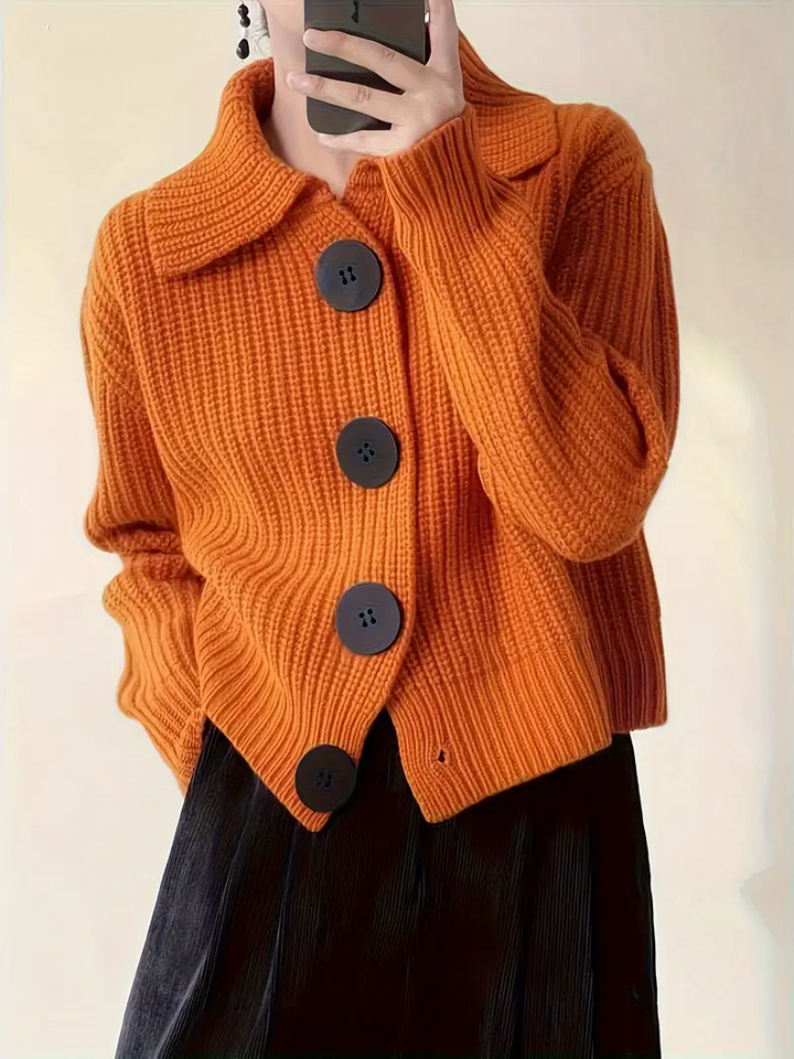 Veronica | Oversized Ribbed Cardigan for Women
