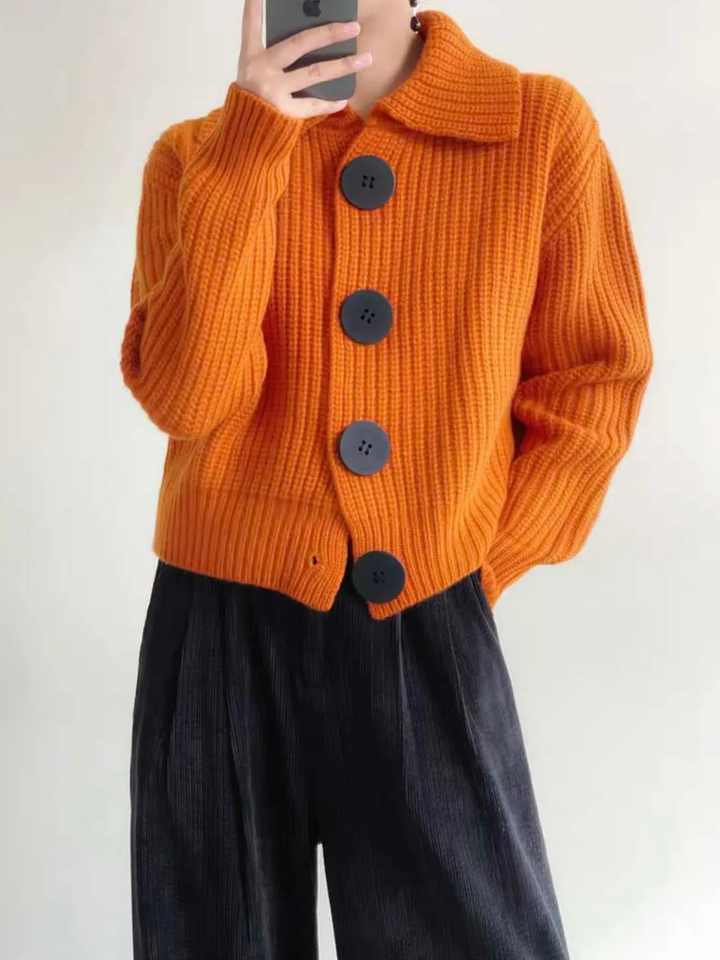 Veronica | Oversized Ribbed Cardigan for Women