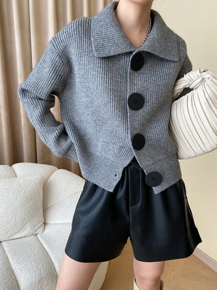 Veronica | Oversized Ribbed Cardigan for Women