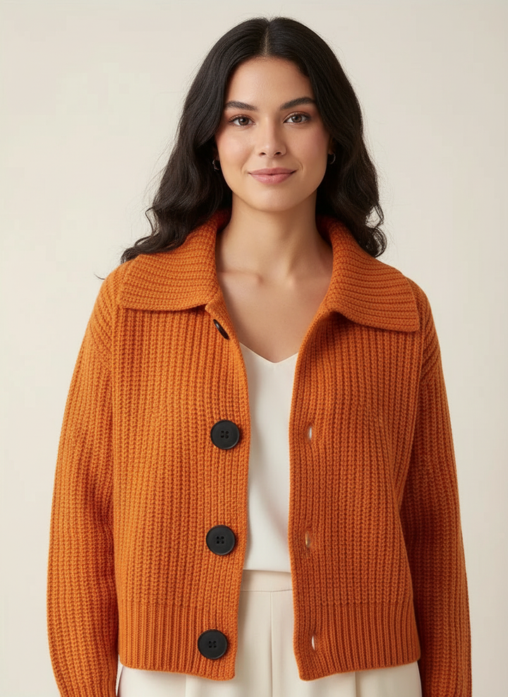 Veronica | Oversized Ribbed Cardigan for Women
