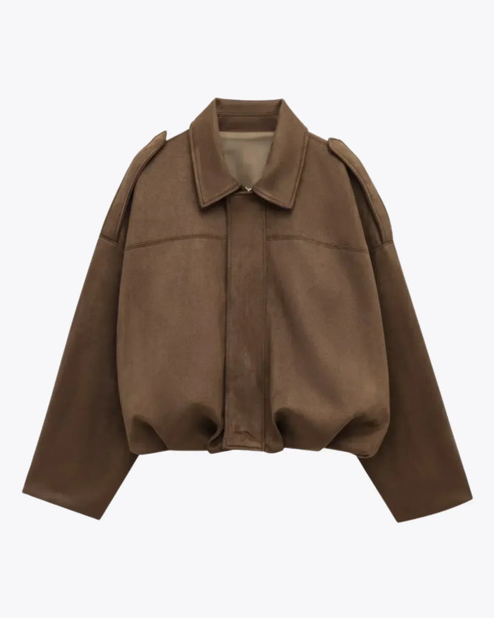Susanna | Suede Oversized Jacket for Women