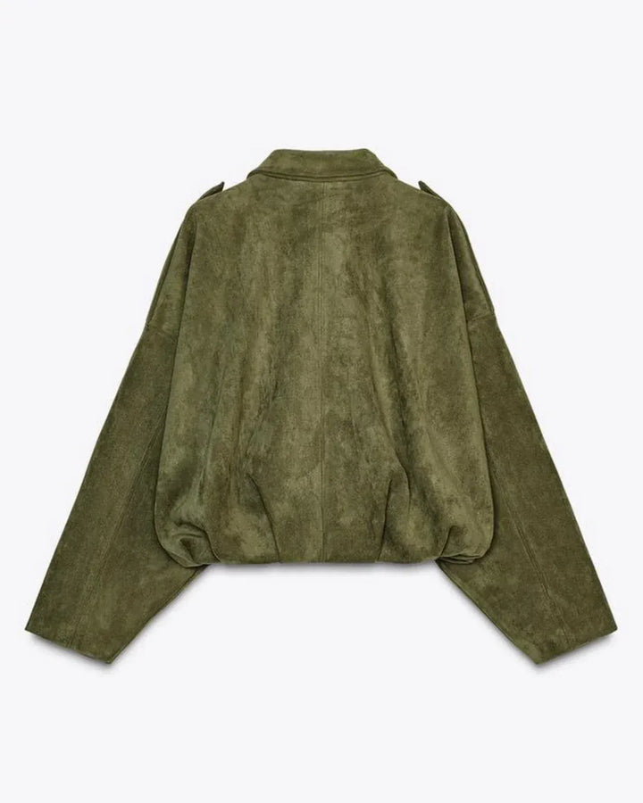 Susanna | Suede Oversized Jacket for Women