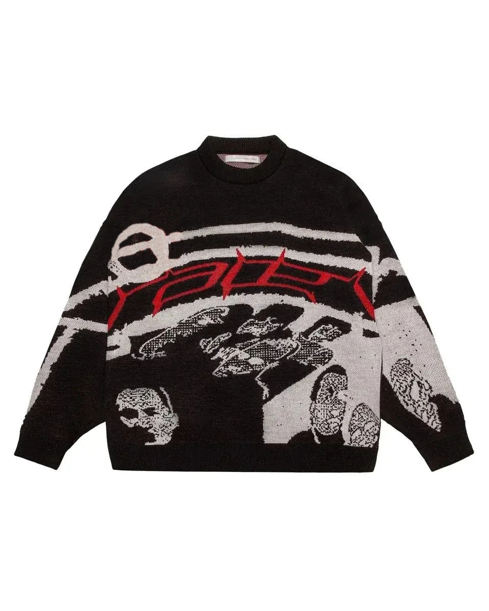 Gwendolyn | Oversized Graphic Sweater for Women