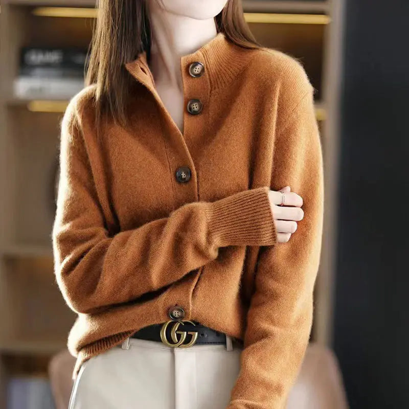 Colleen | Oversized Button-Front Cardigan for Women