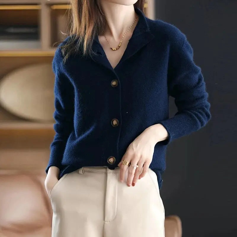 Colleen | Oversized Button-Front Cardigan for Women
