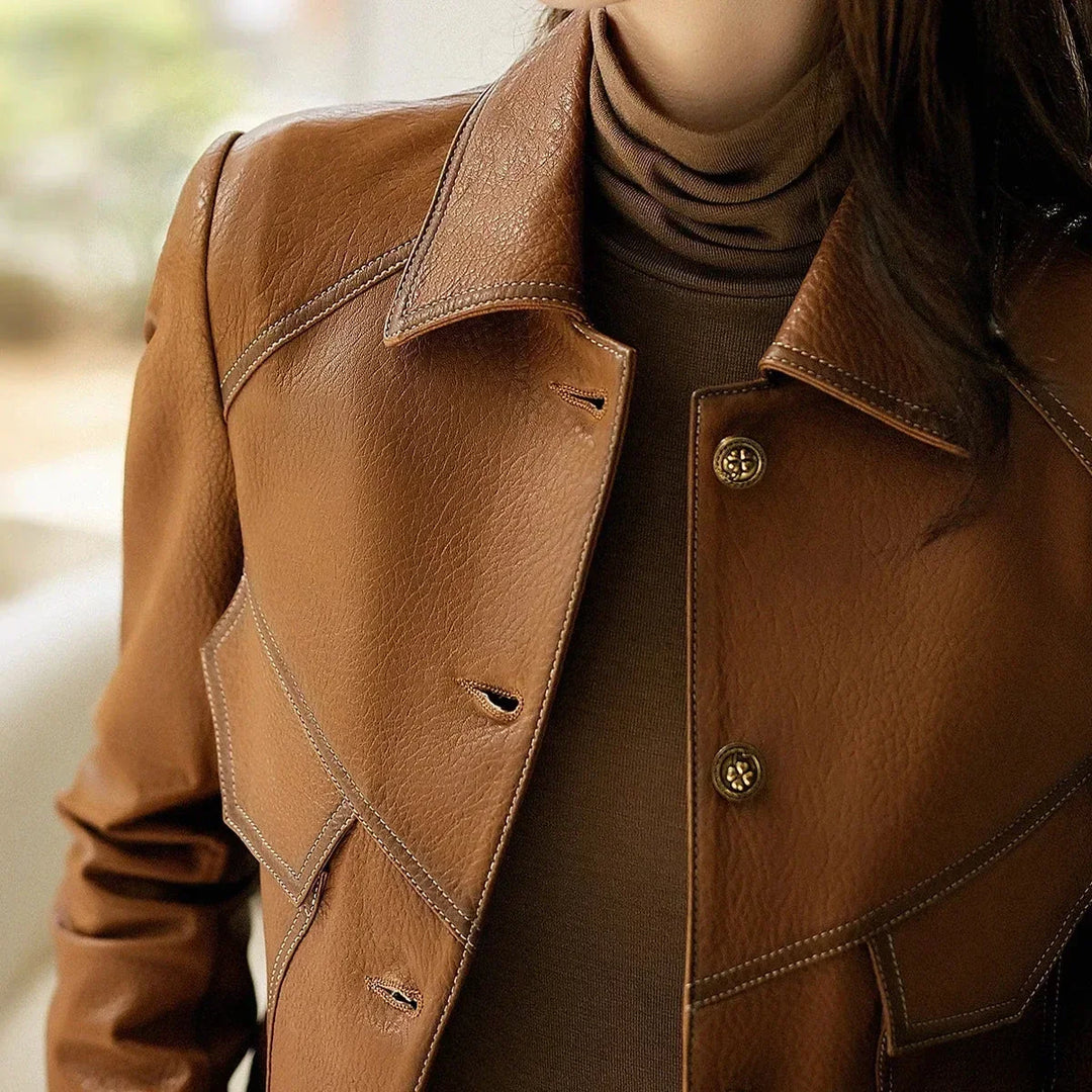 Courtney | Faux Leather Jacket for Women