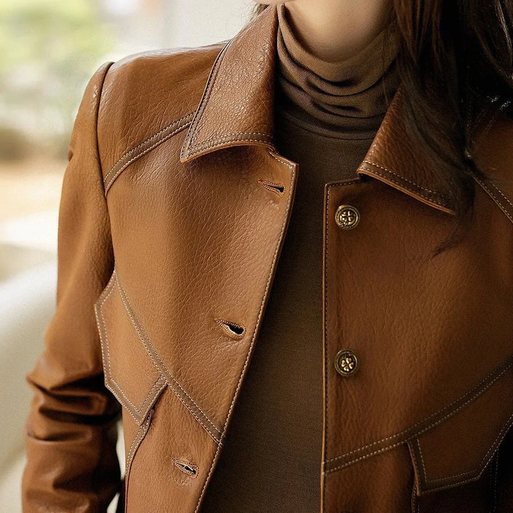 Courtney | Faux Leather Jacket for Women