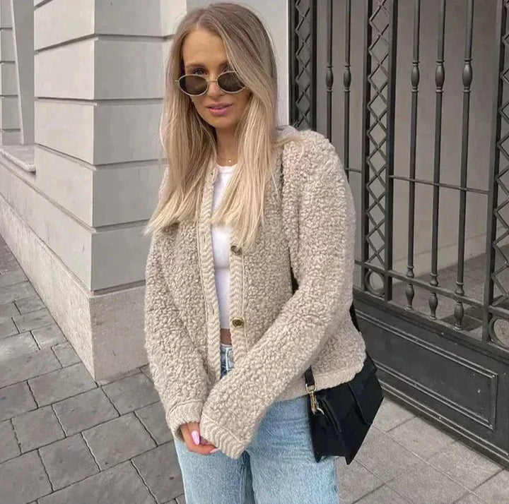 Reese | Fluffy Sleeveless Teddy Gilet for Women