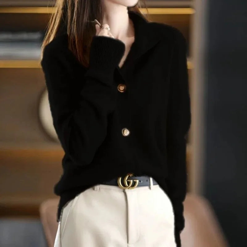 Colleen | Oversized Button-Front Cardigan for Women