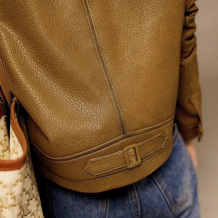 Courtney | Faux Leather Jacket for Women