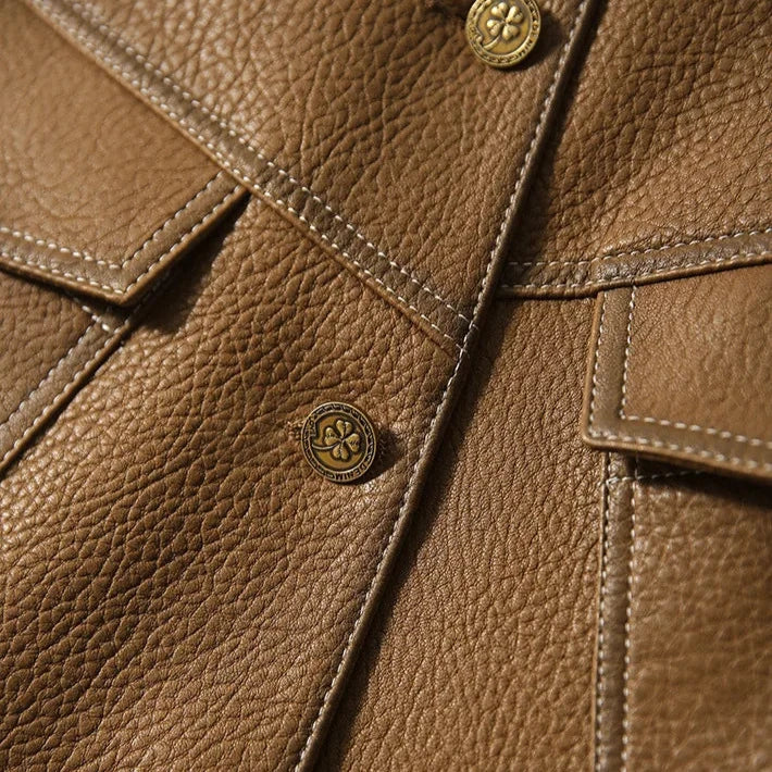 Courtney | Faux Leather Jacket for Women