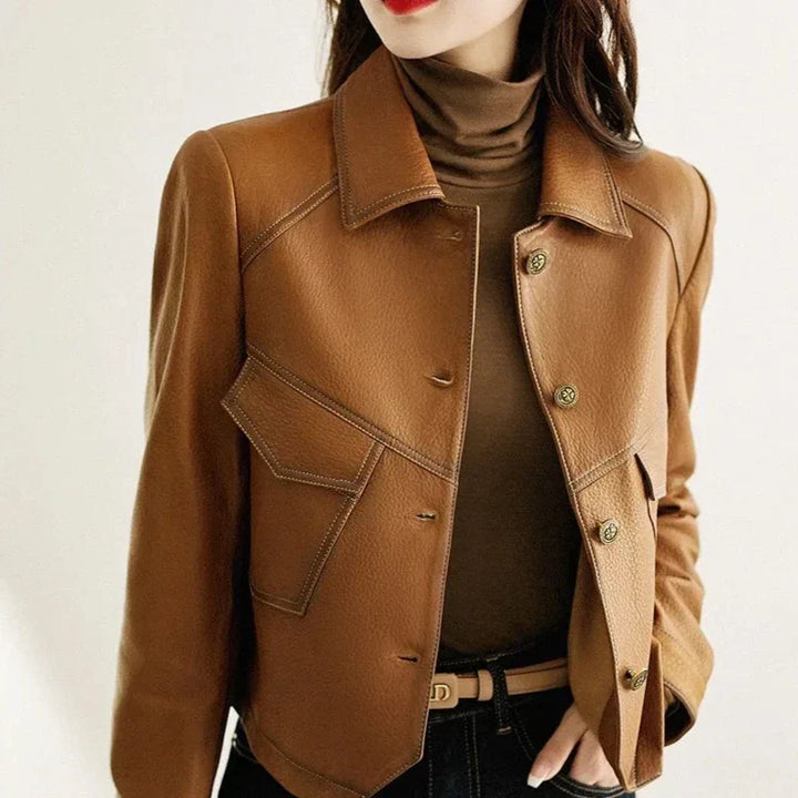 Courtney | Faux Leather Jacket for Women