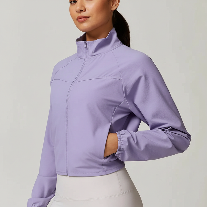 Ashley | Cropped Zip-Up Jacket for Women