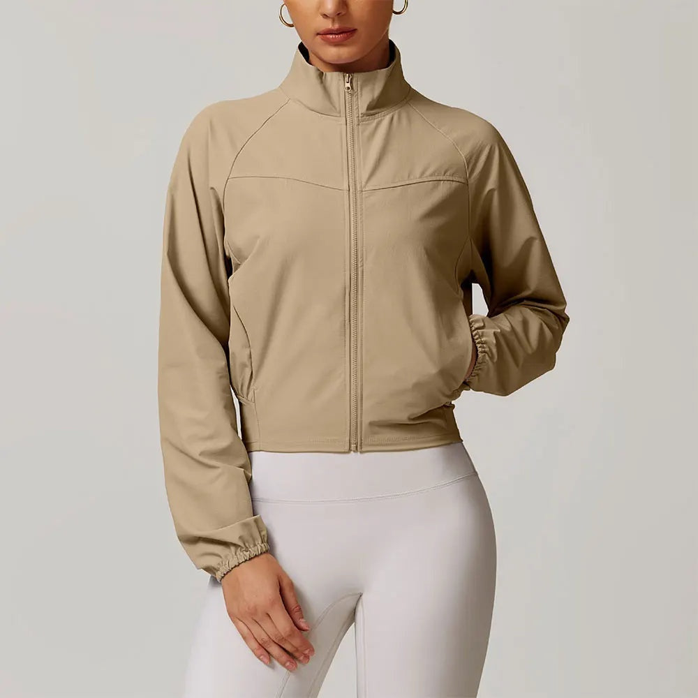 Ashley | Cropped Zip-Up Jacket for Women