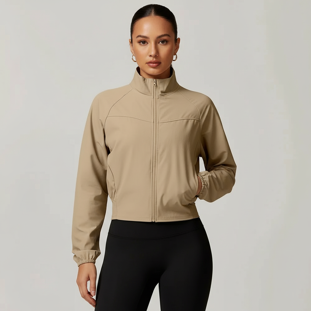 Ashley | Cropped Zip-Up Jacket for Women
