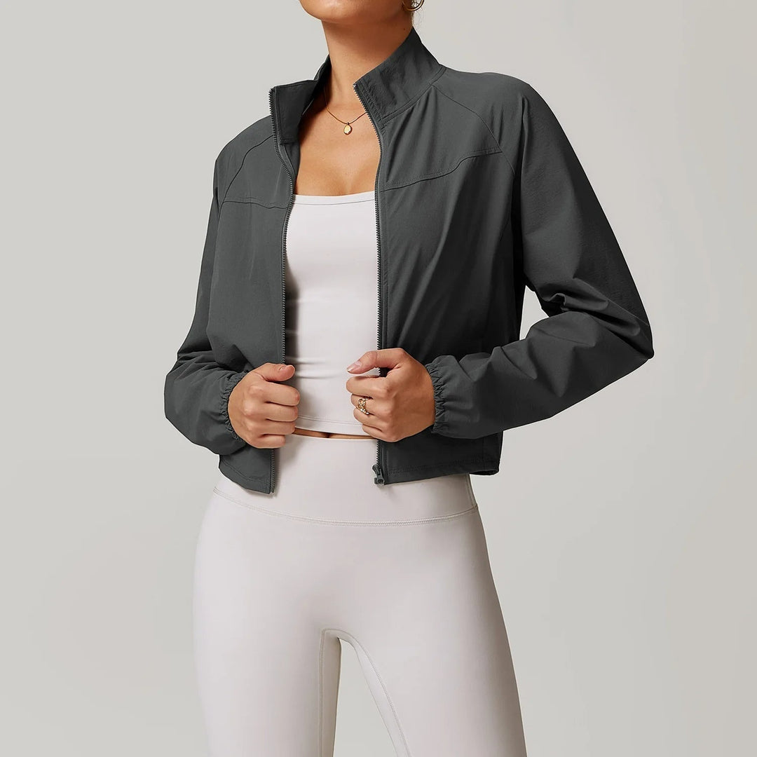 Ashley | Cropped Zip-Up Jacket for Women