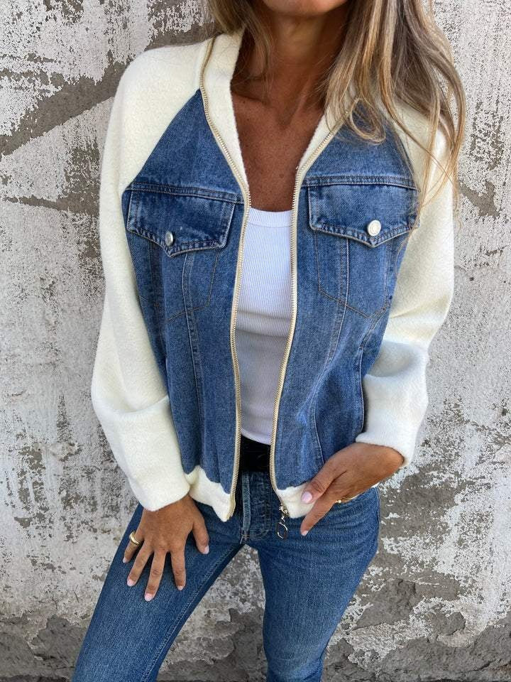 Autumn | Relaxed Denim Jean Jacket for Women