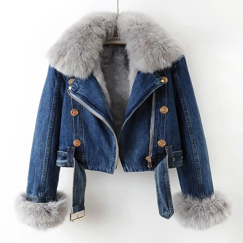 Allison | Relaxed Denim Jean Jacket for Women