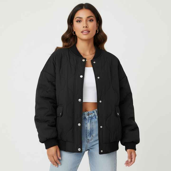 Meredith | Quilted Bomber Jacket for Women