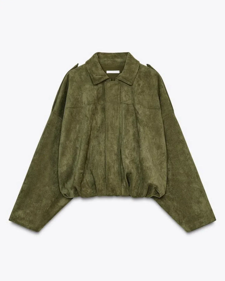 Cassandra | Suede Oversized Jacket for Women
