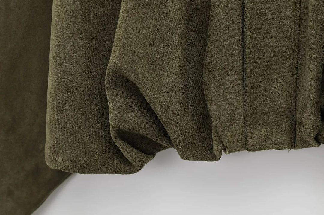 Melody | Suede Oversized Jacket for Women