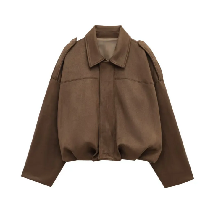 Melody | Suede Oversized Jacket for Women