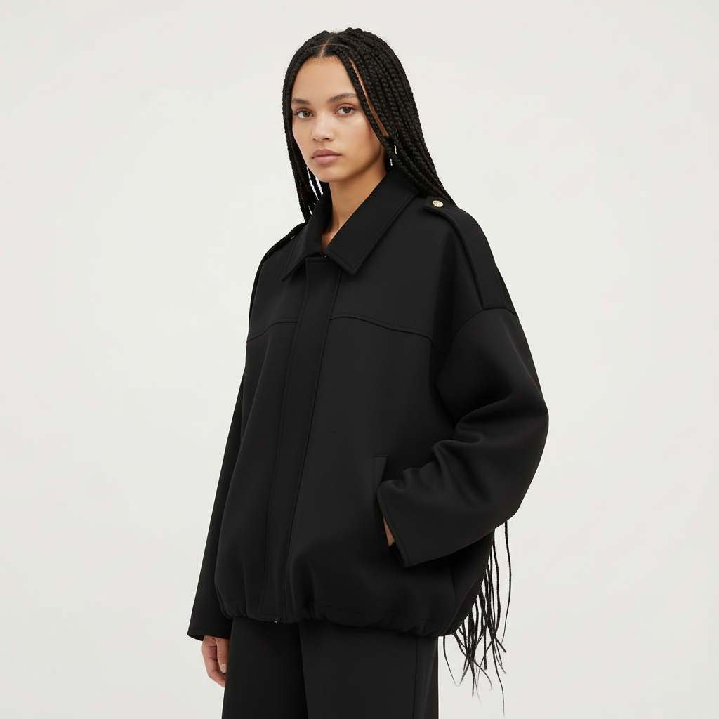 Melody | Suede Oversized Jacket for Women